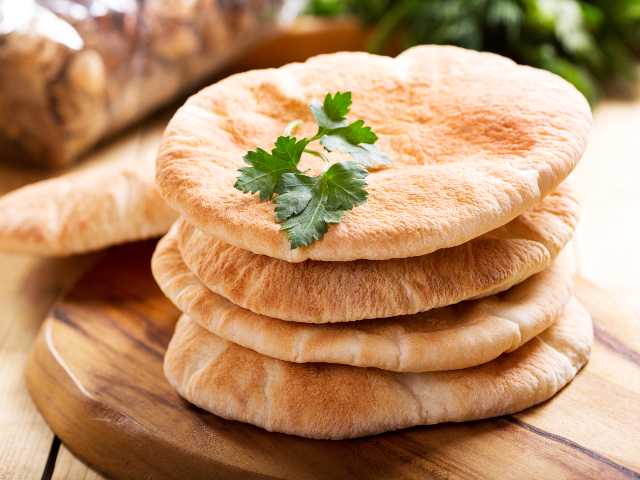 Traditional Arab pitta bread