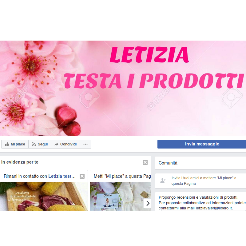 Letizia testa i prodotti